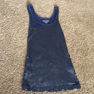 Old navy sequined tank top